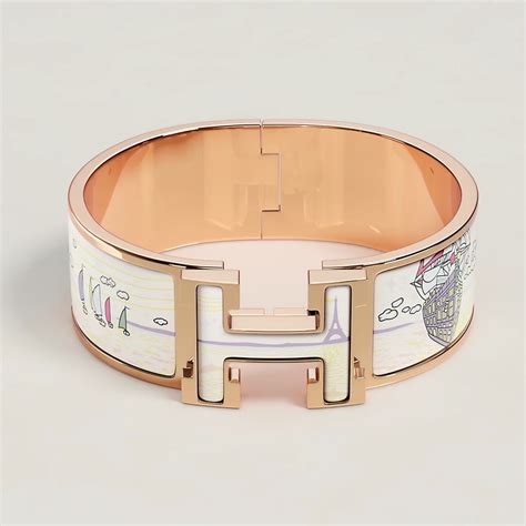 hermes click clack bracelet sizes|hermes clic clac price uk.